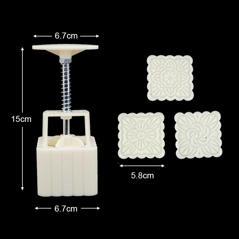 

Форма для лунного пряника Праздник середины осени Форма для лунного пряника DIY Инструменты для ручного прессования помадки Форма для лунного пряника