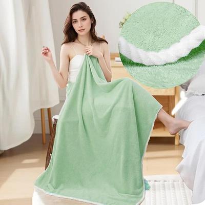Asciugamano da Bagno in Pile Corallo Extra Large - Asciugatura Rapida, Super Morbido, Uso Spiaggia e Coperta, 90x180 cm