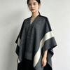 Leopard Print Knit Cheongsam Shawl – Women's Autumn/Winter 2025 Chinese Style Cardigan