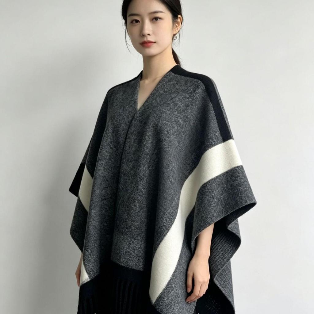 Leopard Print Knit Cheongsam Shawl – Women's Autumn/Winter 2025 Chinese Style Cardigan