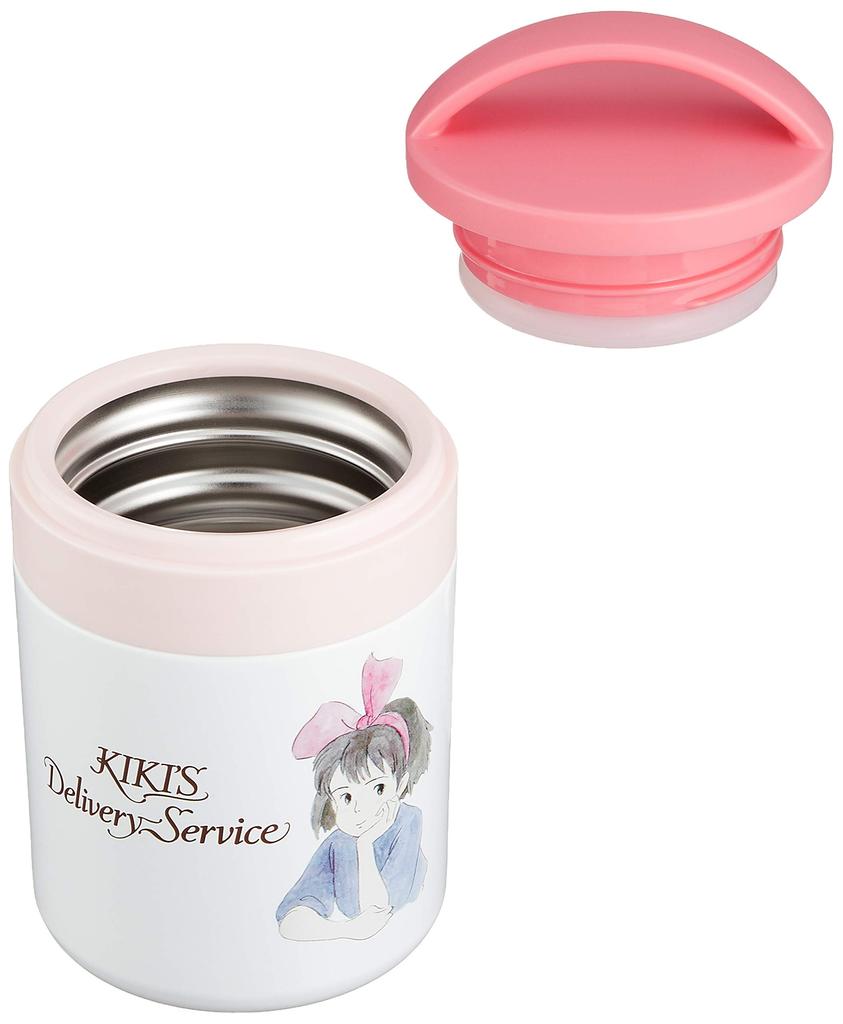 Skater Insulated Soup Delivery Studio LJFC3 Jar, 300ml, Kiki's Service, Kiki, Watercolor, Ghibli,