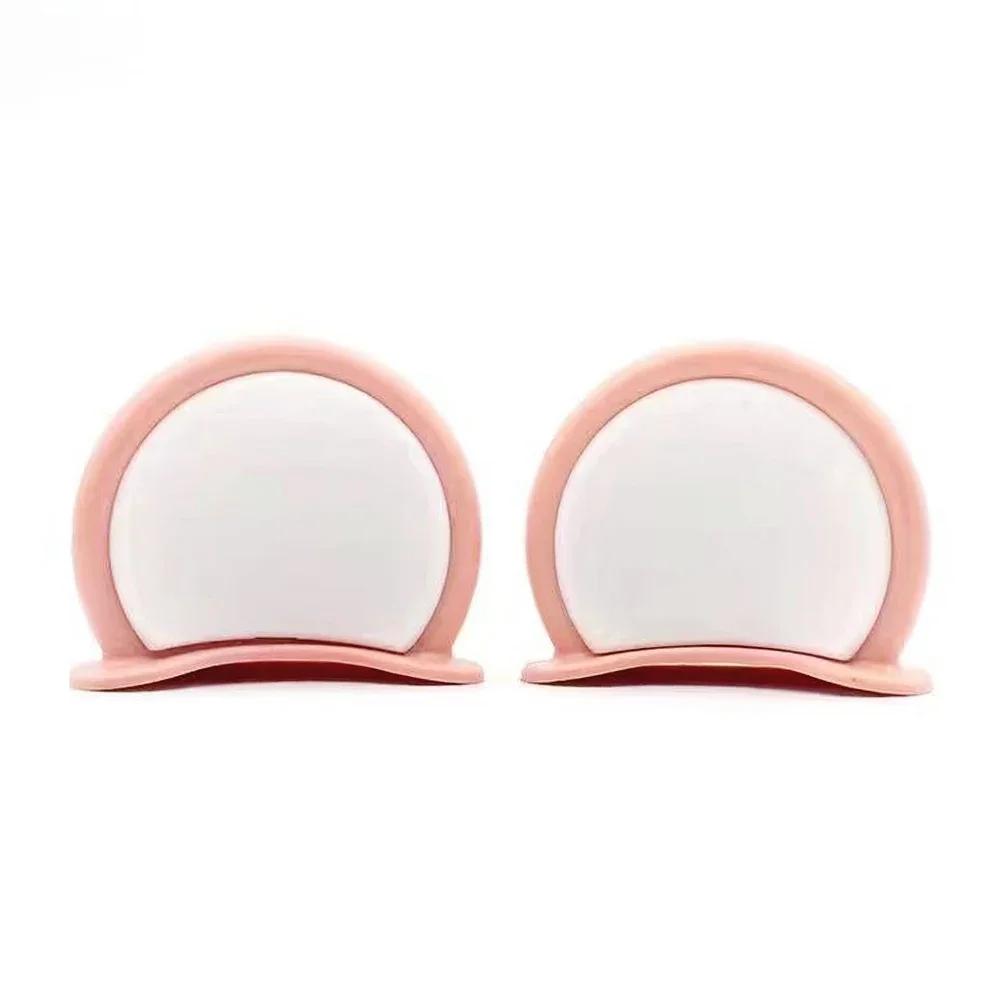 2Pcs Motorcycle Helmet Decoration Cute Bear Ears Stickers Decor Electric Bike Cute Multicolor Motorcycle Helmets Accessories