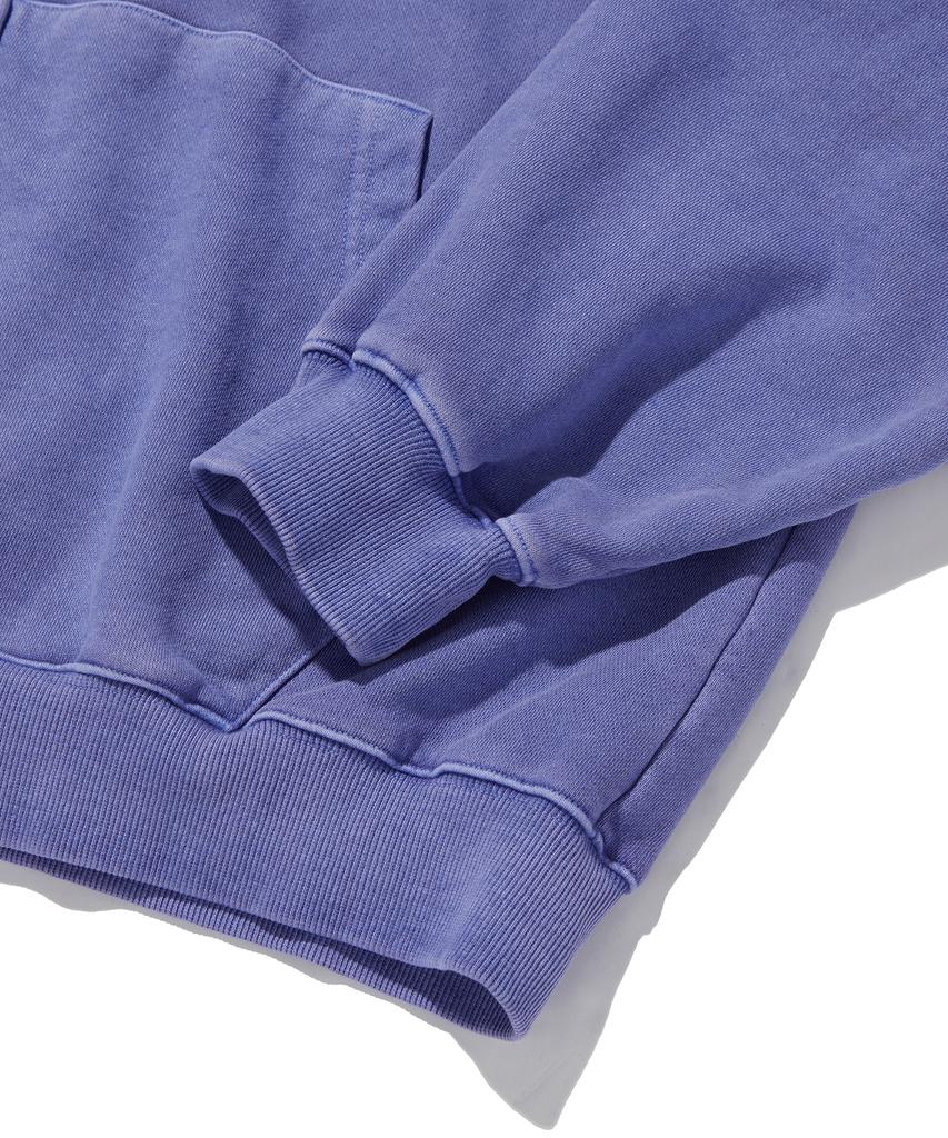 Suade Loose Suade Hood Zip Up [Pigment Purple]
