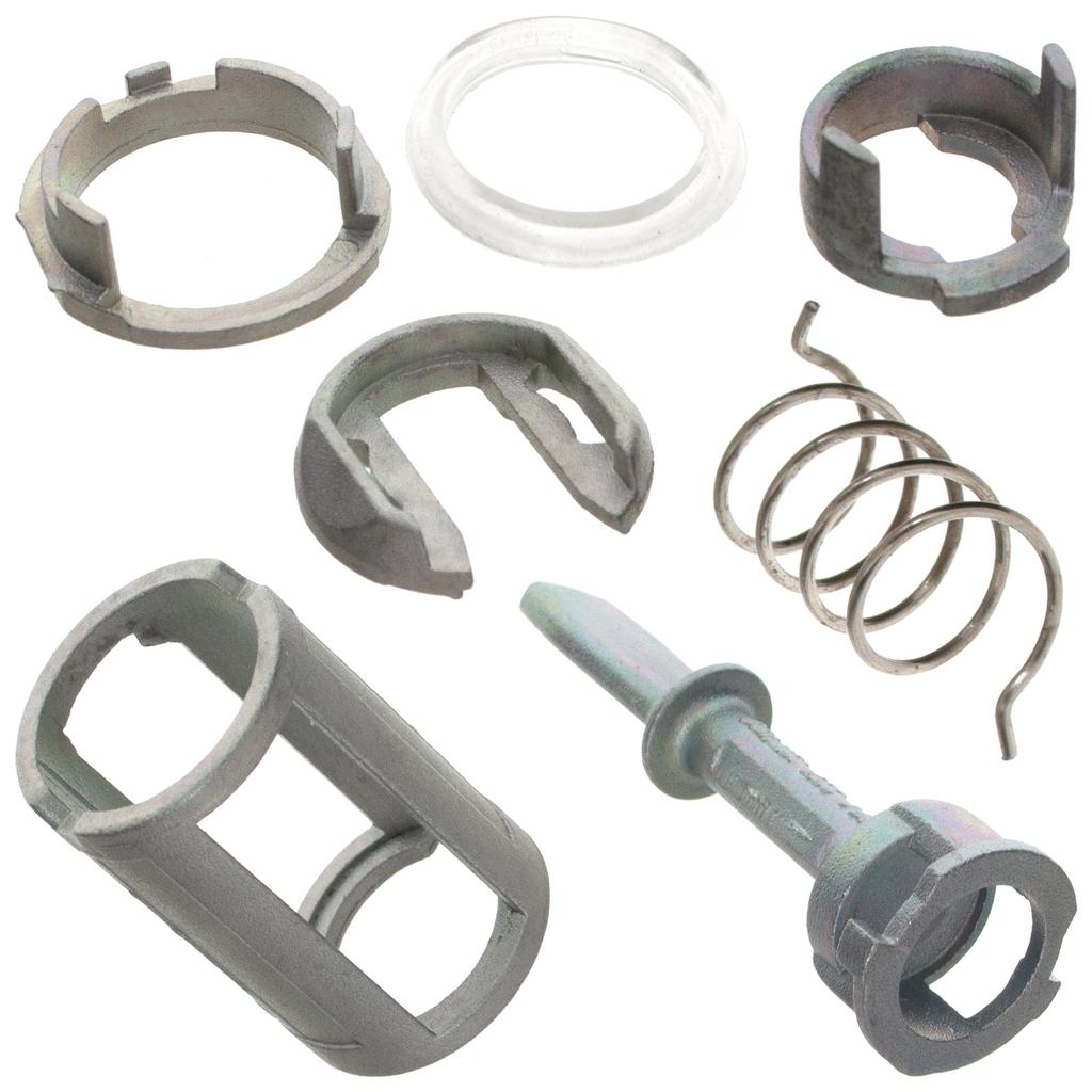 VW Bora I 98-05 Repair Set for Left & Right Front Door Lock Insert, 7 pcs, Set