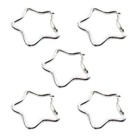 5 stk Femspissstjerneformet Karabinkrok Kraftig Aluminiumslegering Bærbar Lettvekt Utendørs Camping Klatring Snapkrok Klemme Hengende Spenne