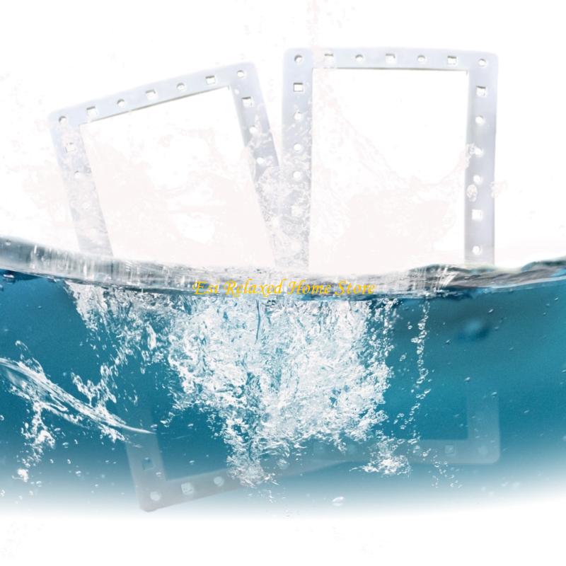 B46E 2Pcs Silicone Skimmer Gasket Set For SPX1091GW SP1091LX Wide Mouth Pool