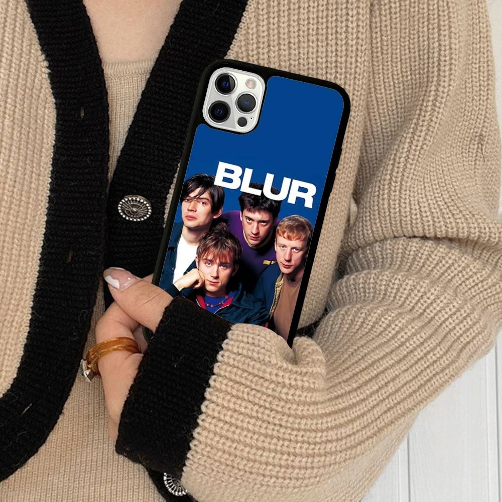 Band Musik Rapper B-Blur Vintage Phone Case For Iphone 11 12 13 14 15 Pro Max 17 16 Plus Hard PC+TPU Back Cover
