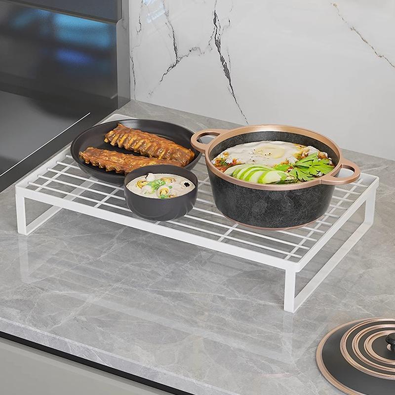 Kitchen Gas Stove Cover Induction Cooker Bracket Gas Stove Rack Support Household Pot Shelf Base Storage Rack