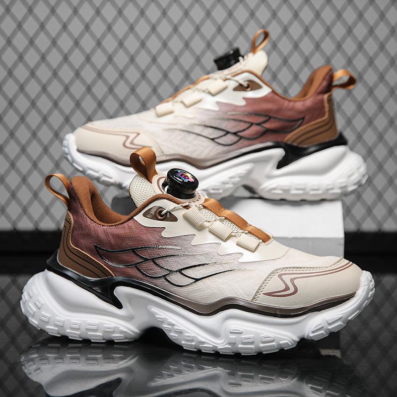 2024 New Men Summer Running Shoes Fashion High Quality Buckle Casual Sneakers Comfortable Breathable Outdoor Training Shoes