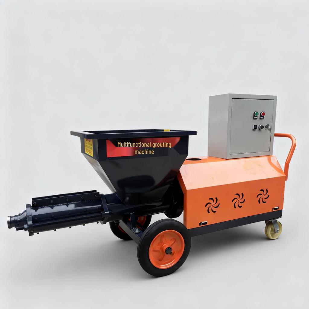 High-Pressure Cement Mortar Sprayer for Wall Plastering and Putty Application