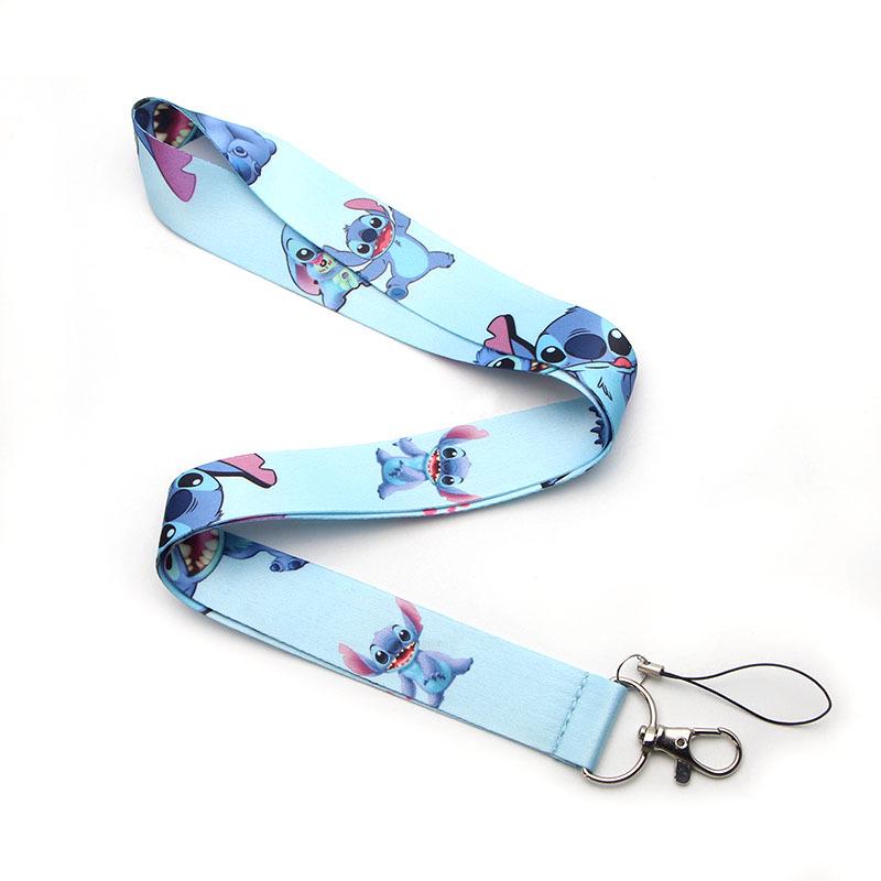 Cute Planet Plushie ID Card Holder with Slide Case & Lanyard for Phone and Access Cards