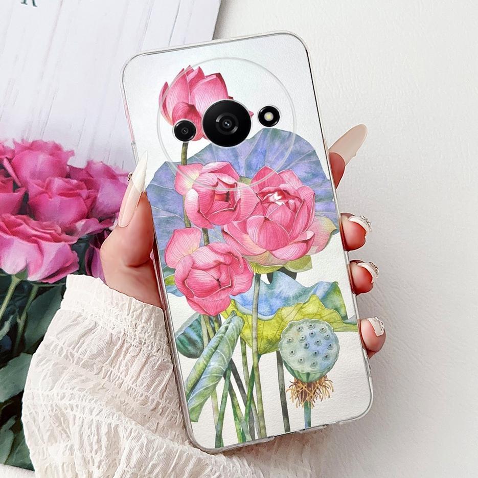Für Xiaomi Redmi A3 A3x A4 Hülle RedmiA3 Pro Stilvolles Bemaltes Cover Weiche Dünne Handyhülle Für Xiaomi Redmi A3 Pro A3x RedmiA4 Schale