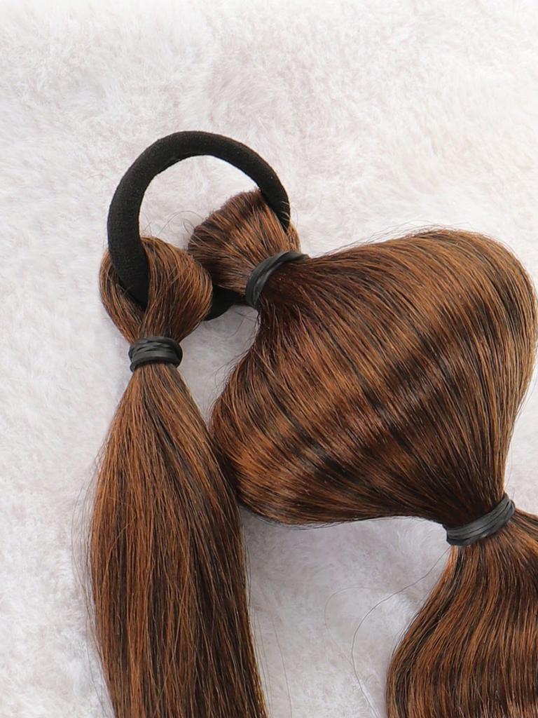 Synthetic Hair Extensions Bubble Braid Ponytail Afro Bubble Long Ponytail 30 Inch Wrap Around Lantern Pony Tail For Women Daily Used