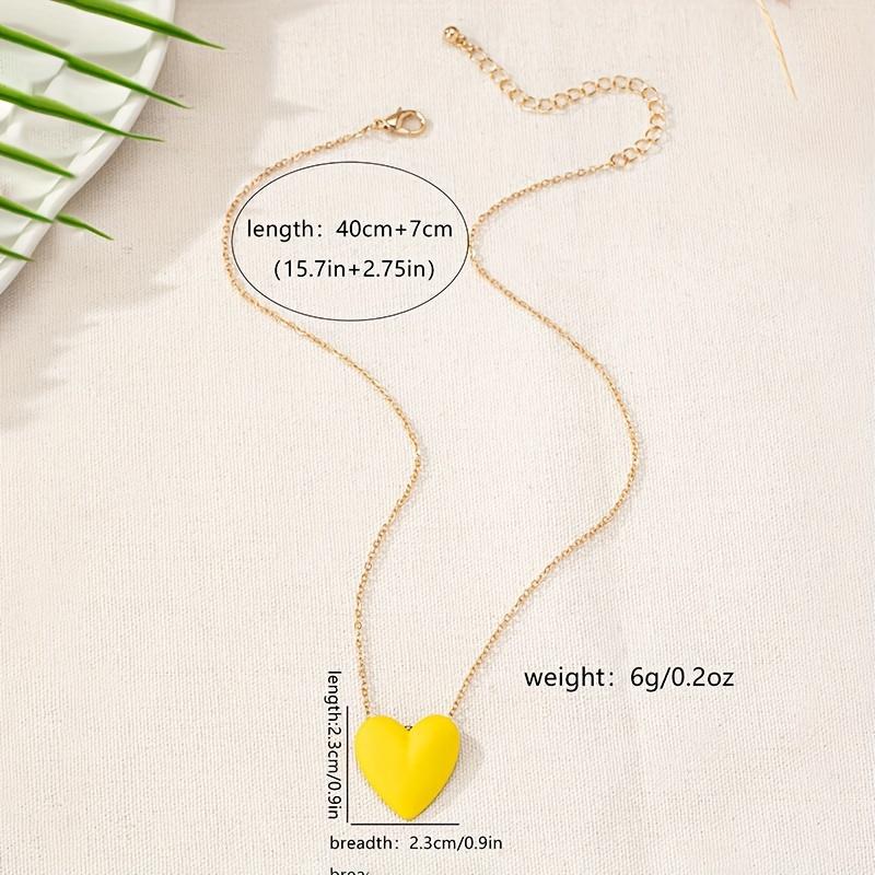 Heart Pendant Necklace for Women, Elegant Versatile Clavicle Chain, Perfect for Holiday Gifts
