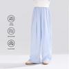 Girls' Breathable Lightweight Draped Wide-Leg Long Pants