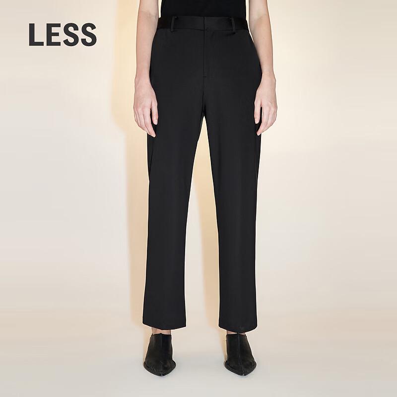 

LESS Women s Straight-Leg Cropped Trousers L