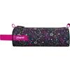 Round School Pencil Case - Maped - Star - 22.5 X 7.5 Cm - Durable Fabric - Colorful Patterns