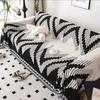 1pcs Geometric flowers Patterns Sofa Covers Simple Anti Cat Scratching Couch Towel  Living Room Armchair Mat Home Decoration