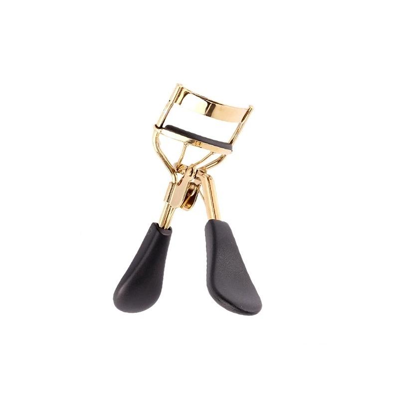 

Stainless Steel Eyelash Curler Portable Eyelash Curler One-Step Lash Curler With Comfortable Grip Fits All Eye Shapes золотий