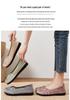 Women's Summer Embroidered Slip-On Shoes - Soft Sole, Breathable, Comfortable, Shallow Cut.