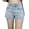 2026 New American Retro High-Waist Spicy Girl Slim Fit Denim Shorts for Women - Summer Style Hot Pants