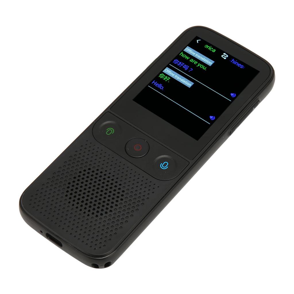 112 Languages Smart Voice Translator 2.4inch   1GB   8GB ROM Portable WiFi Language Translator Device