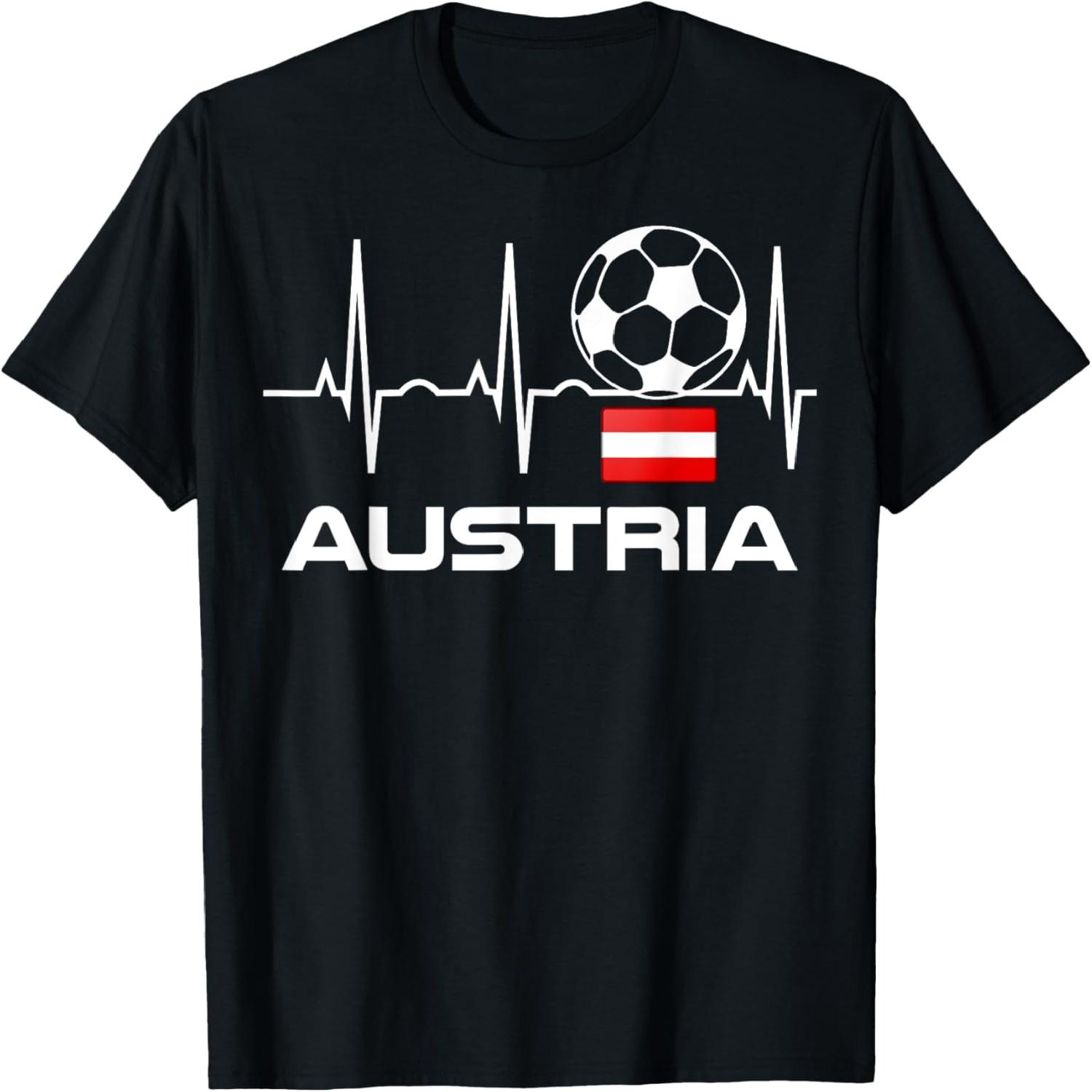 Austria Soccer Jersey Shirt - Austrian Football Gift Tee T-Shirt S разноцветный