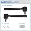 Uxcell Front Tie Rod End Links, Suspension Steering Tie Rod Ends, ES800224, for Honda Odyssey 2005-2010, 2 Pieces
