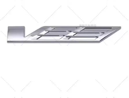 2pcs for Cadillac Front Fender Side Badge CT5 ATSL XTS CT6 XT4 Xt5 CT4 Escalade Upgrade V Logo Badge Rear Bumper Sticker