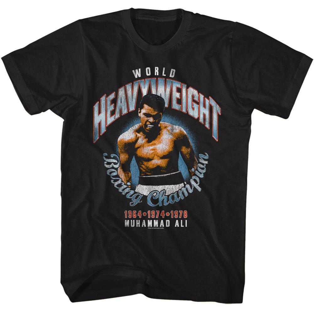 Muhammad Ali World Heavyweight Boxing Champ 1964 74 78 Men T Shirt XXL