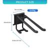 Ski Snowboard Wall Mount Rack Without Marring Surfaces Protects Equipment Fit Various Board Types And Size