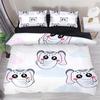 Boys Cartoon Elephant Duvet Cover Lovely Animal Theme Bedding Set Full For Girls Boys Kawaii Room Decor Microfiber Quilt Cover