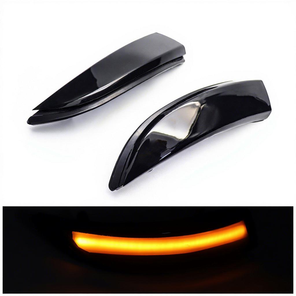 Top Quality Flowing Dynamic Side Turn Signal Lights for Ford Fiesta Mk7 MK6 B-Max 2PCS LED Yellow Mirror Blinker Sequential Lamp