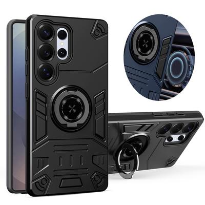 Hülle für Galaxy S25 Ultra Plus Edge S25FE A56 A36 A26 A16 A06 A07 A17 Armor Stoßfest Ringständer Halter Schale Coque Fundas