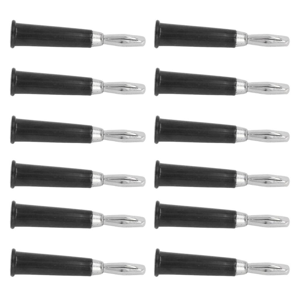 100 Stück Horn-Bananenstecker Messing-Zink-Legierung ABS geschweißte Bananenstecker Anschluss für LKW-Batterien