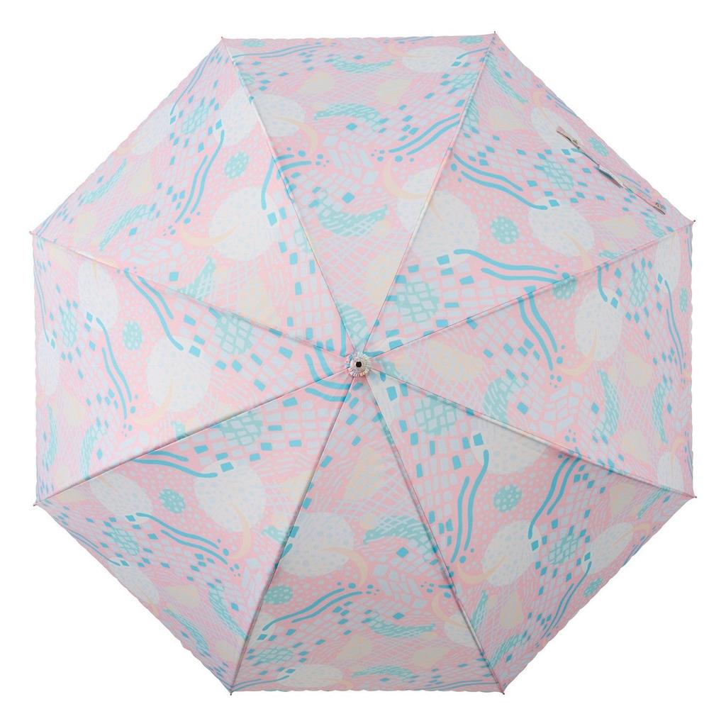 Moonbat Long UV for Commuting and School [Esta] Women's Umbrella, Protection, Nebula, 31-230-10347-00, Pink,