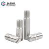 GUWANJI 304 Stainless Steel Slotted External Thread Cylindrical Pin
