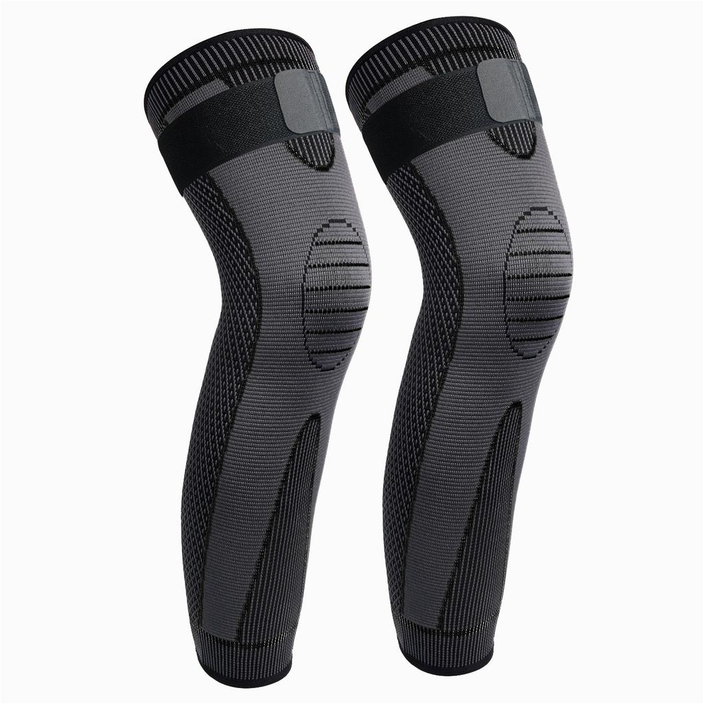 Knitted Strap Compression Exercise Lengthened Knee Pads For Men And Women In And Protecting And Small Legs Basketball Football Warmth Knee Pads