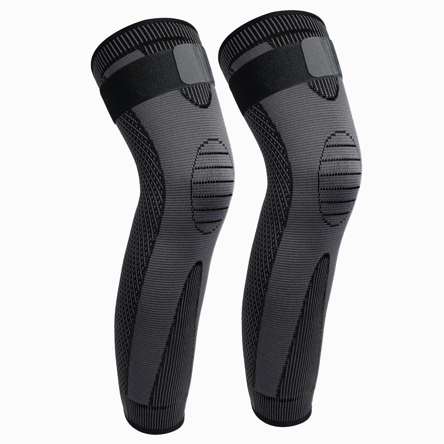 Knit Strap Pressure Exercise Lengthen Knee Pads Men s and Women s Calf Protection Warm Knee Support Brace Knee Support чёрный