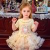 Girls Summer Cotton Cartoon T Shirt Sweet Lace Short Sleeve Top Baby Cute Thin Blouse