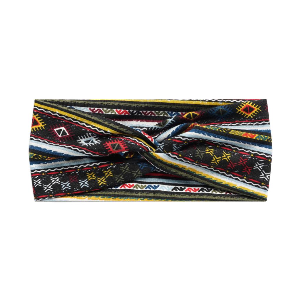 Bohemian Yoga Sports Headband, Elastic Non-Slip Wide Headband, Exercise Running Sweat Absorbing Ladies Headband