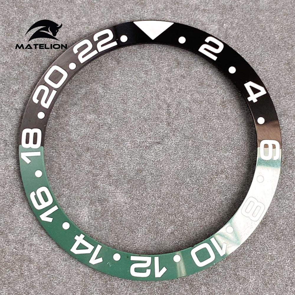 MATELION 38 мм керамический сплав часы безель вставка кольцо наклонная посадка 40 — фото 40