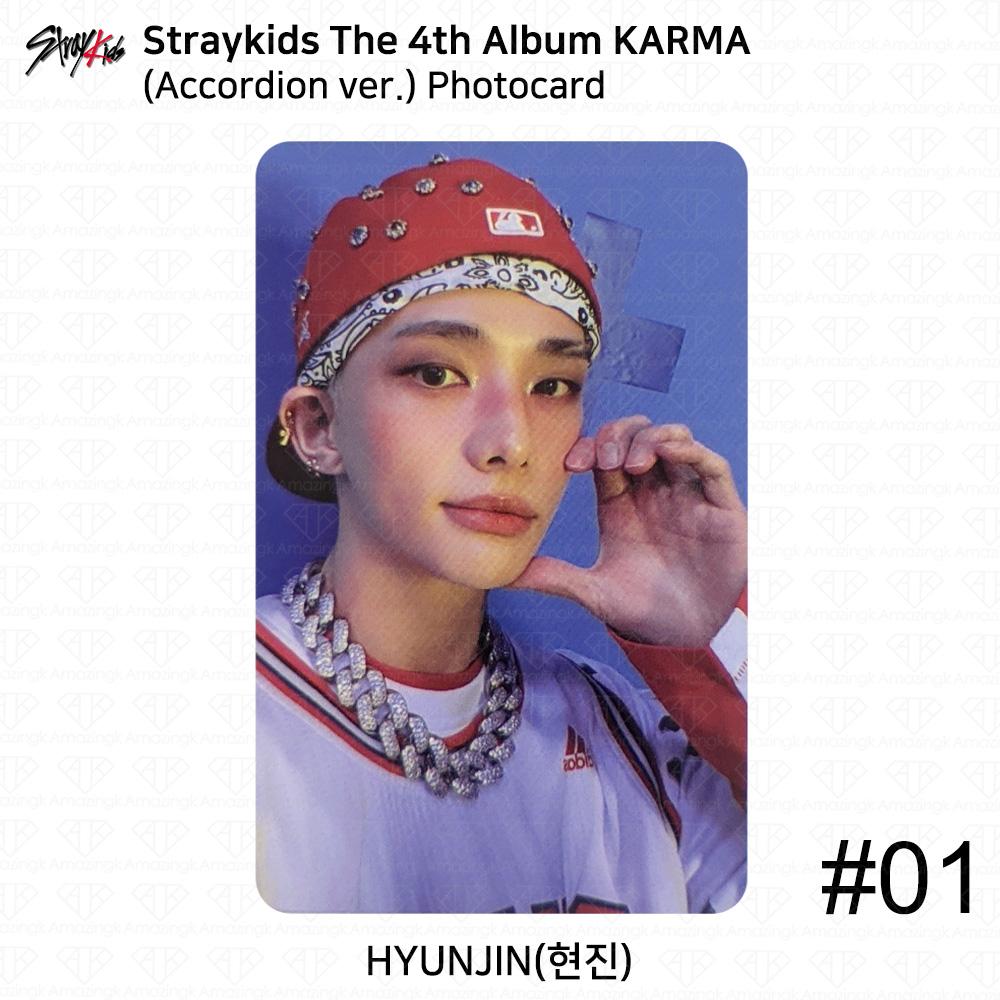 Stray Kids 4. Album Karma wersja Akordeon Oficjalna Fotokarta
