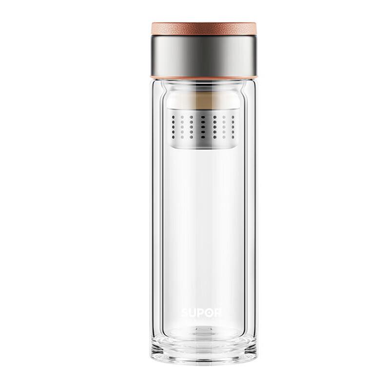 Supor Double-Wall Borosilicate Glass Tea Tumbler