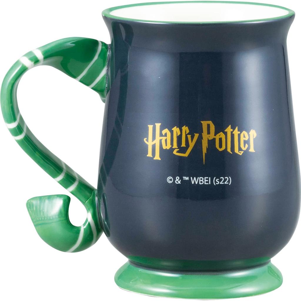 sun art "Harry Potter" Mug with Scarf, Approx. 450ml, Slytherin Design, SAN3739-2