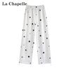 Grey Star Sweatpants Women's Spring and Autumn New High-waisted Thin and Drape Wide-leg Pants Loose Casual Sweatpants