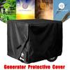 1pc Waterproof Universal Generator Cover For Most Generators 5500-15000 Watt, Black, 96.52x71.12x76.2cm