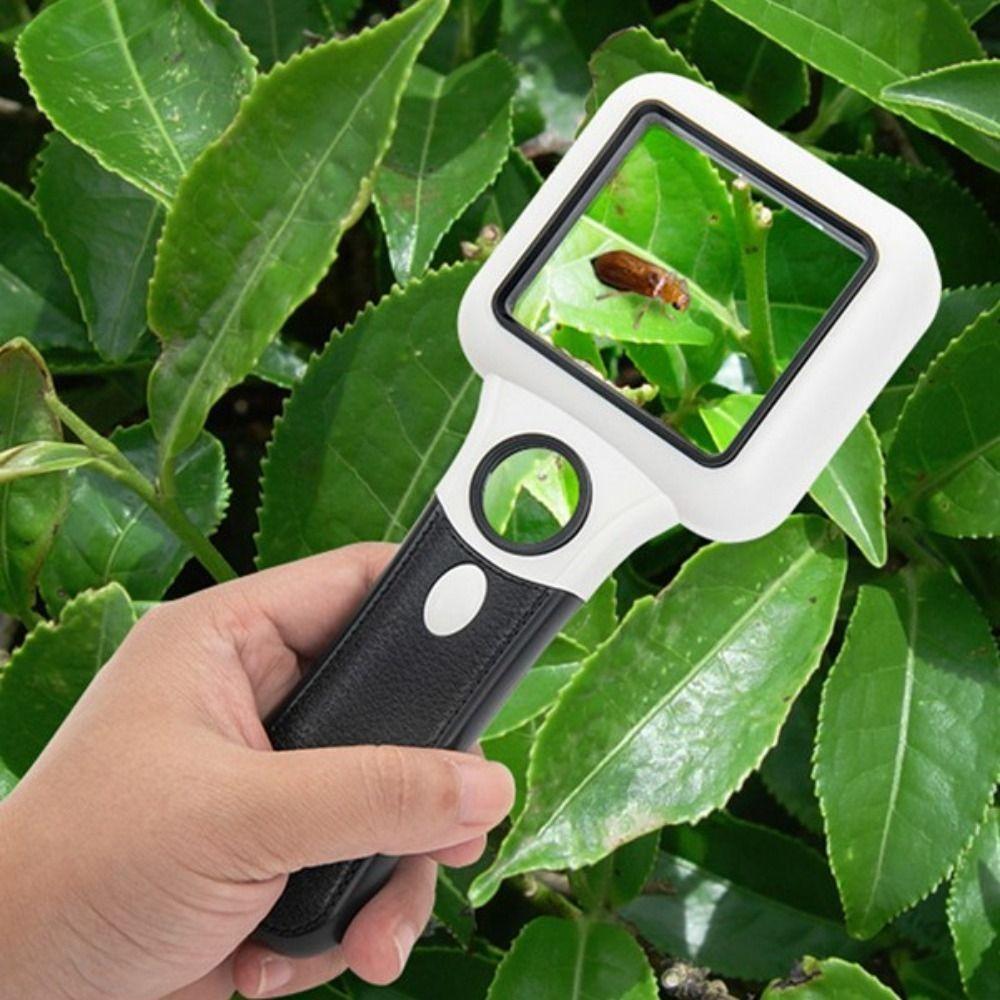 Repair Soldering Handheld Reading Magnifier UV Lamp Handheld Magnifier