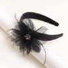 Elegante Chapéu Fascinator com Miçangas Acessórios de Cabelo Artesanais com Penas para Mulheres Cocar com Penas Arte dos Anos 1920