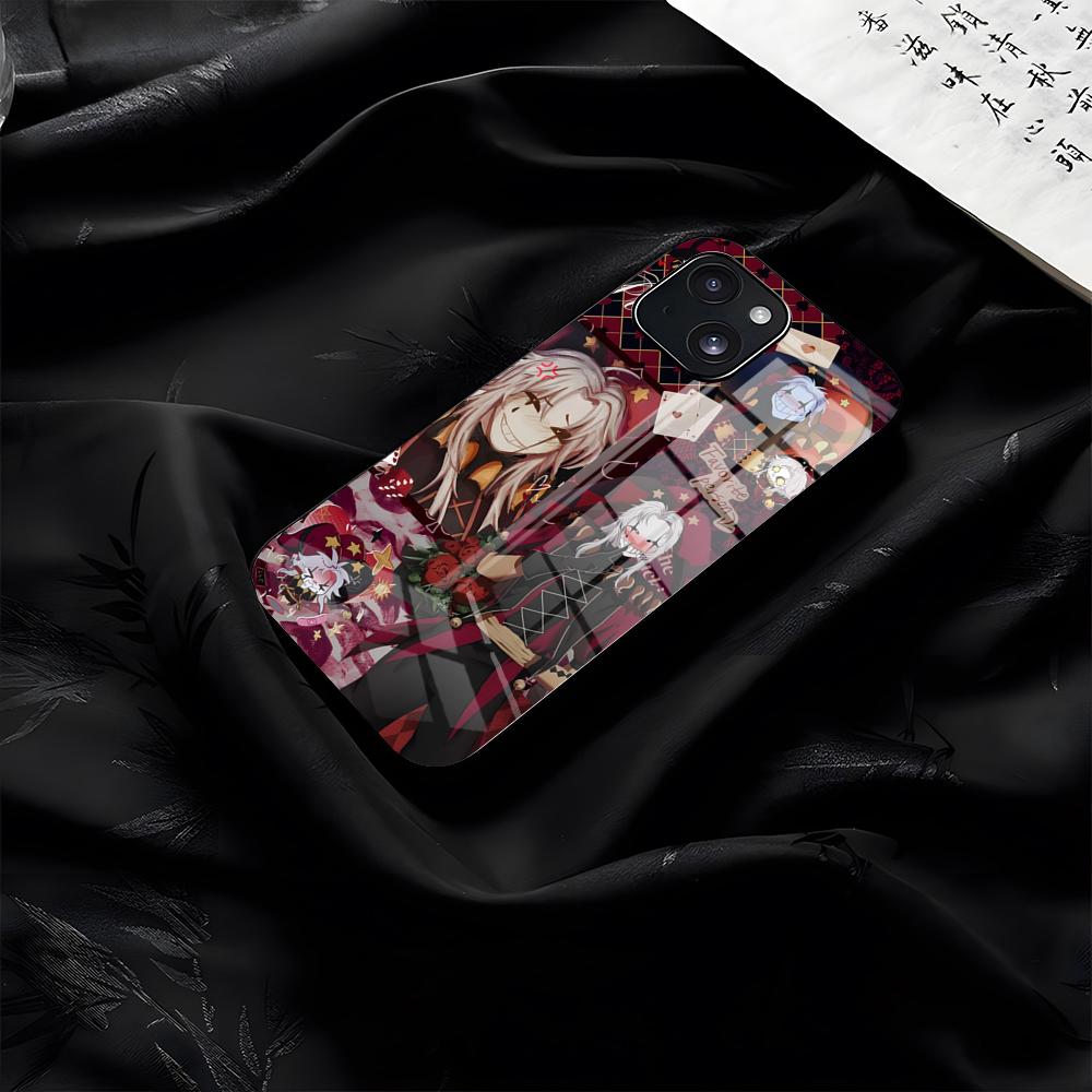 The Freak Circus Pierrot Phone Case For IPhone 17 Pro Max 16 15 14 Pro Max 13 11 Plus Glass Cover